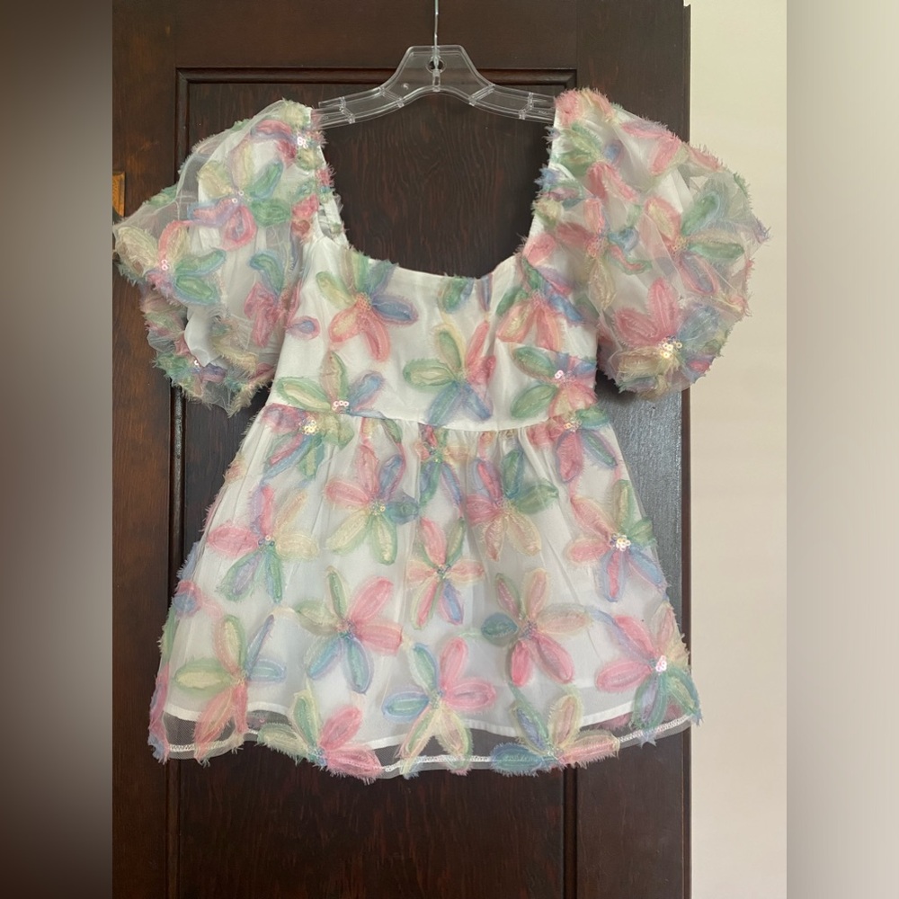 Floral Short Sleeve top